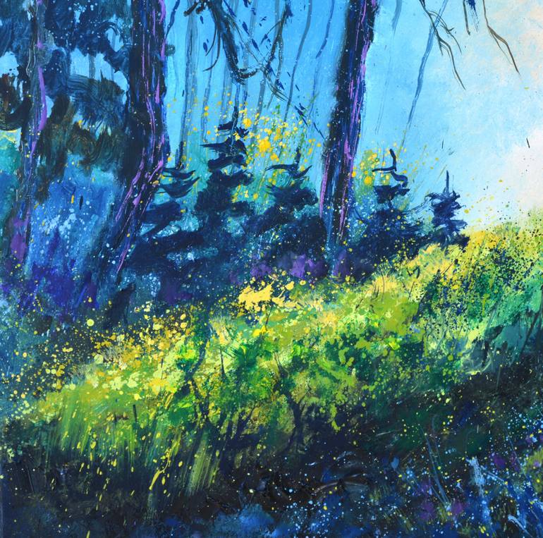 Original Impressionism Landscape Painting by Pol Ledent