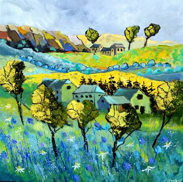 Original Impressionism Landscape Paintings by Pol Ledent