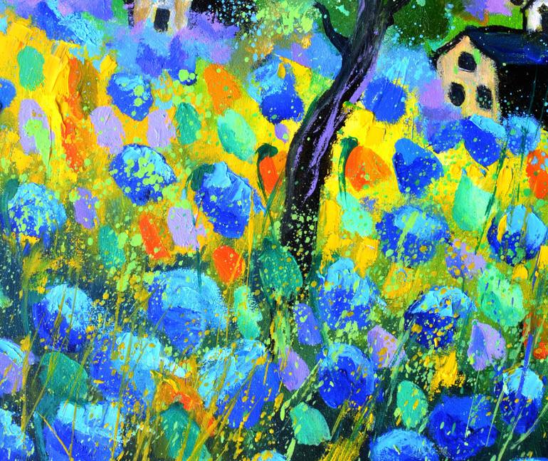 Original Impressionism Landscape Painting by Pol Ledent