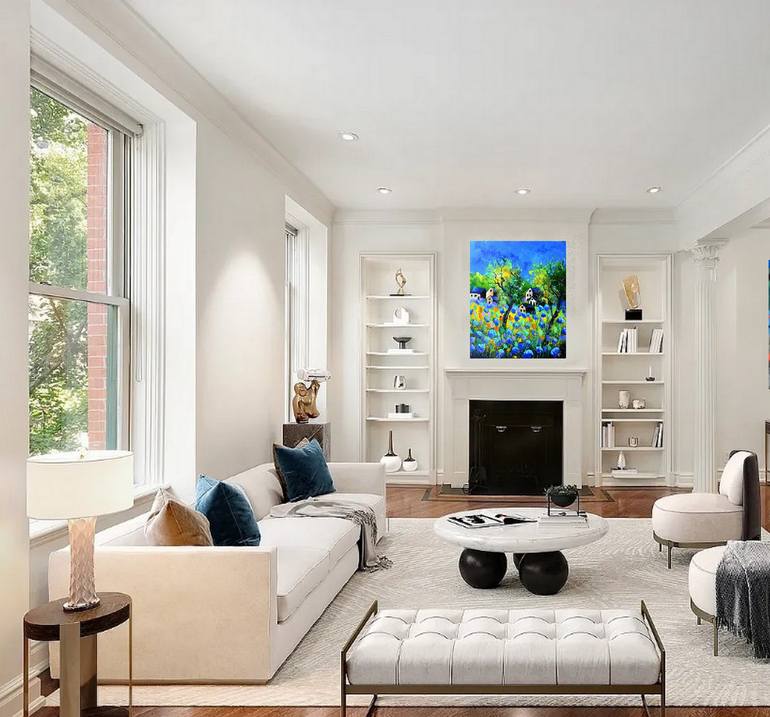 Original Impressionism Landscape Painting by Pol Ledent