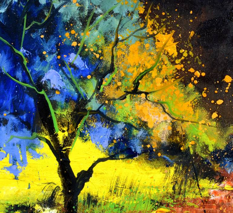 Original Landscape Painting by Pol Ledent