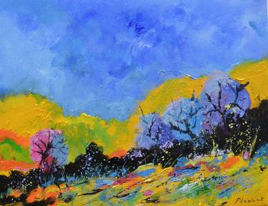 Print of Landscape Paintings by Pol Ledent