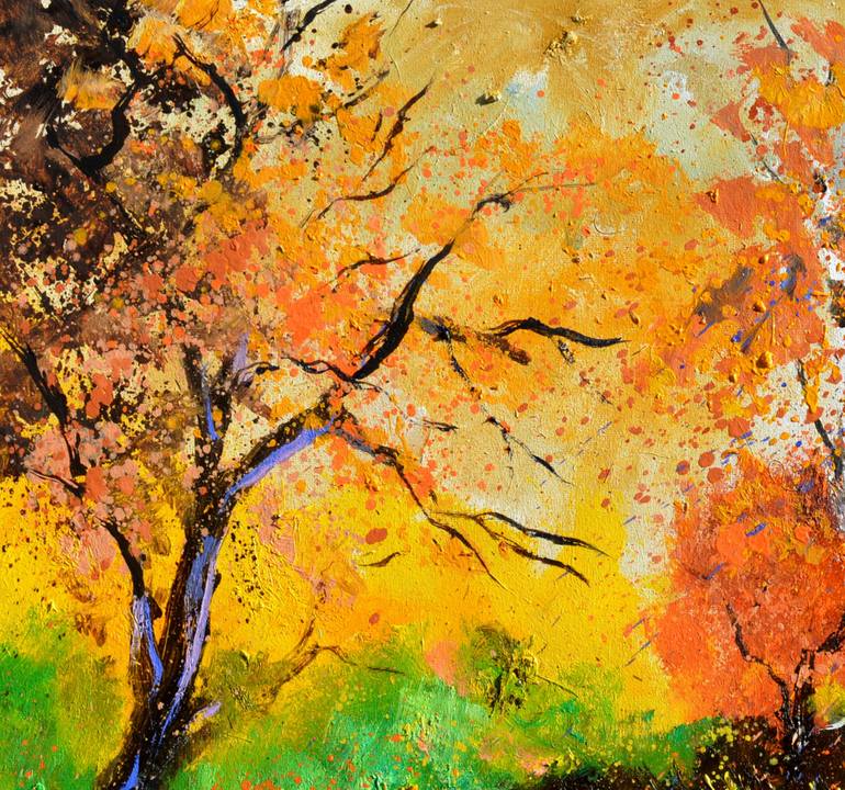 Original Impressionism Landscape Painting by Pol Ledent