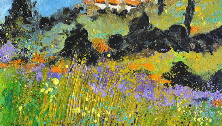 Original Impressionism Landscape Painting by Pol Ledent