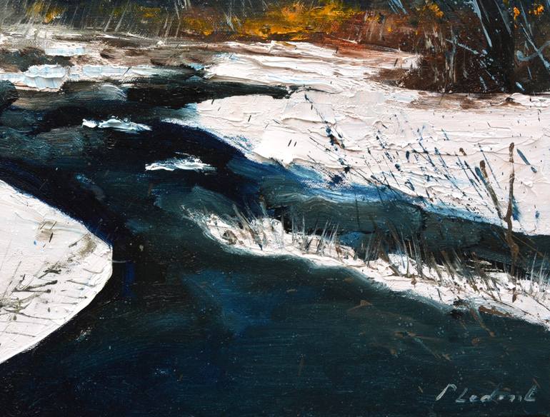 Original Impressionism Landscape Painting by Pol Ledent