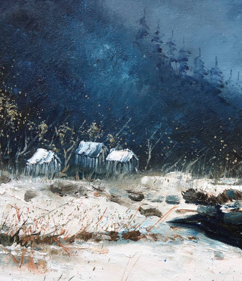 Original Impressionism Landscape Painting by Pol Ledent