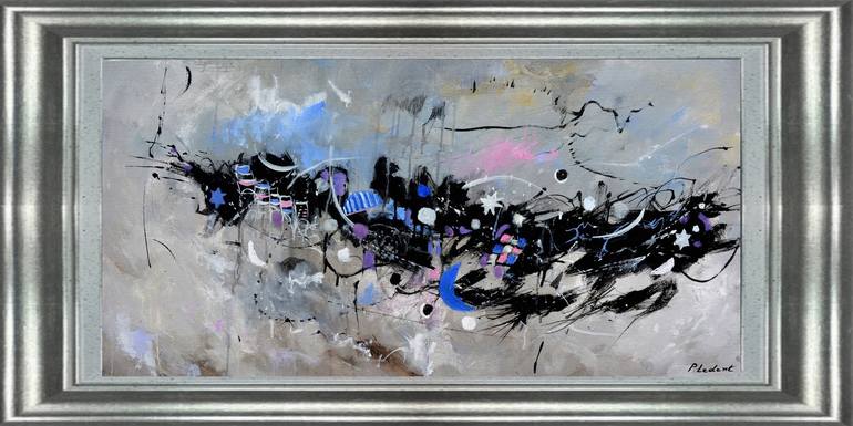 Original Abstract Painting by Pol Ledent