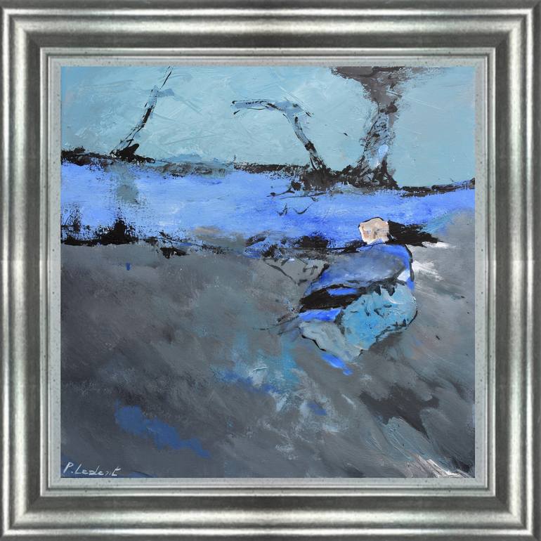 Original Abstract Painting by Pol Ledent