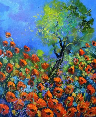 Original Impressionism Botanic Paintings by Pol Ledent