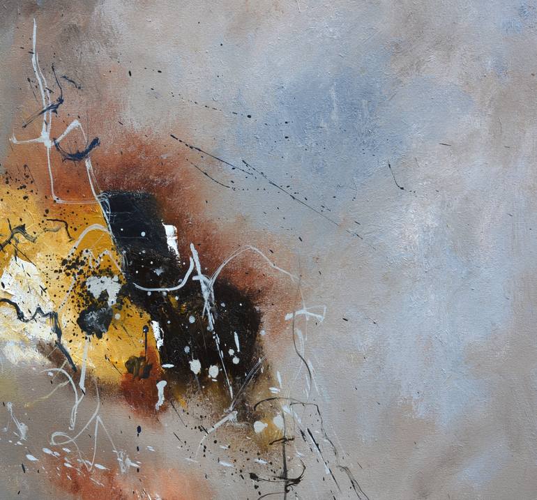 Original Abstract Painting by Pol Ledent