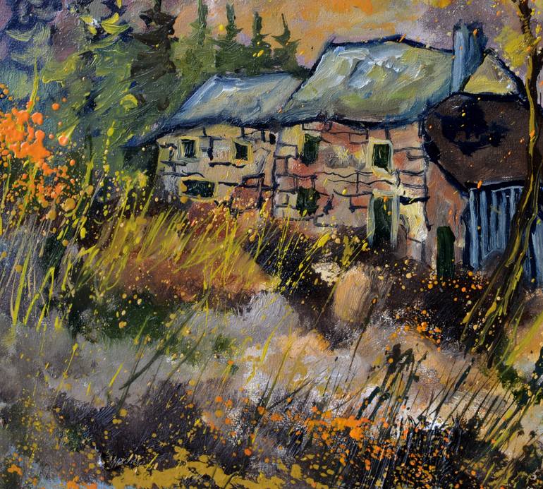 Original Impressionism Landscape Painting by Pol Ledent