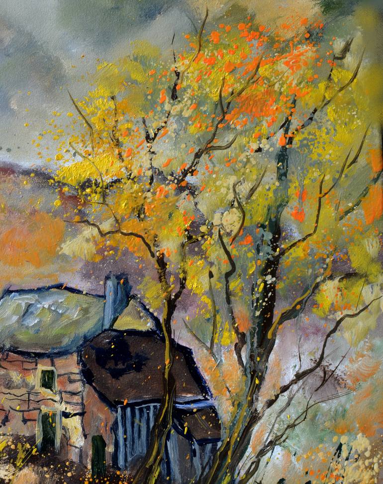 Original Impressionism Landscape Painting by Pol Ledent