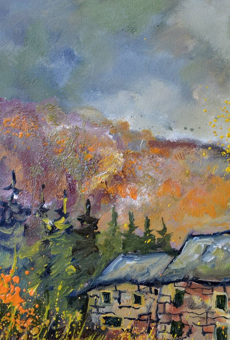 Original Impressionism Landscape Painting by Pol Ledent