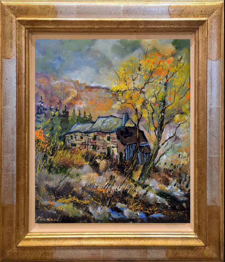 Original Impressionism Landscape Painting by Pol Ledent