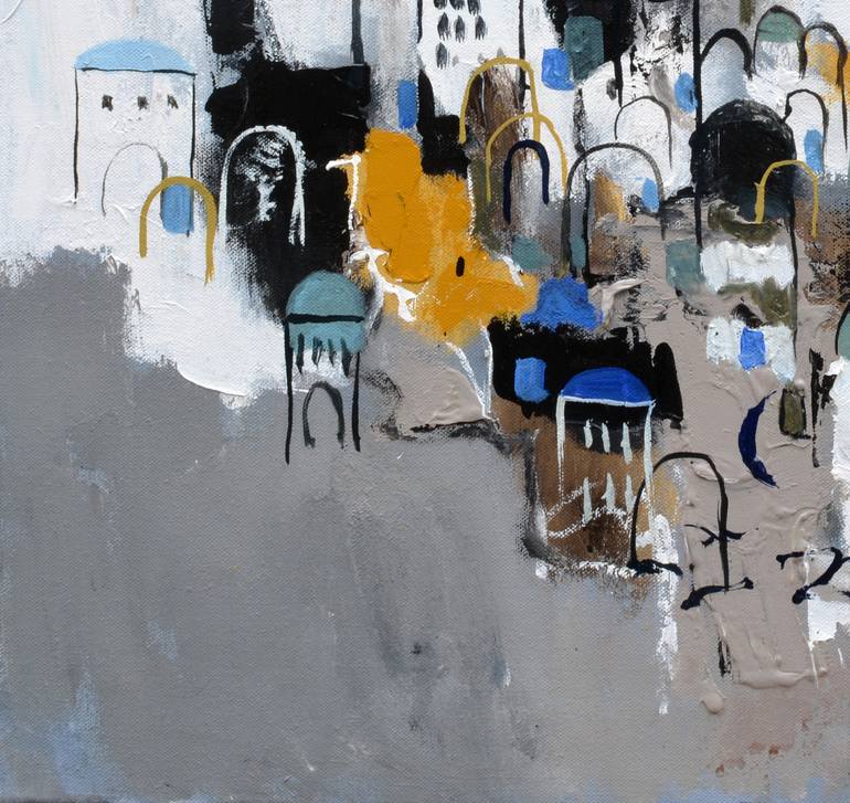 Original Abstract Painting by Pol Ledent