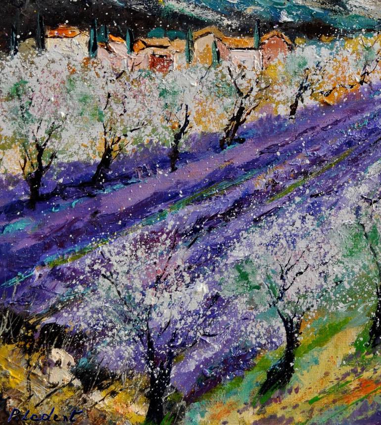 Original Impressionism Landscape Painting by Pol Ledent