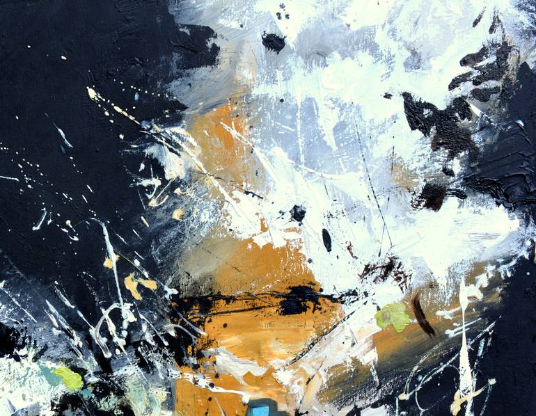 Original Abstract Painting by Pol Ledent