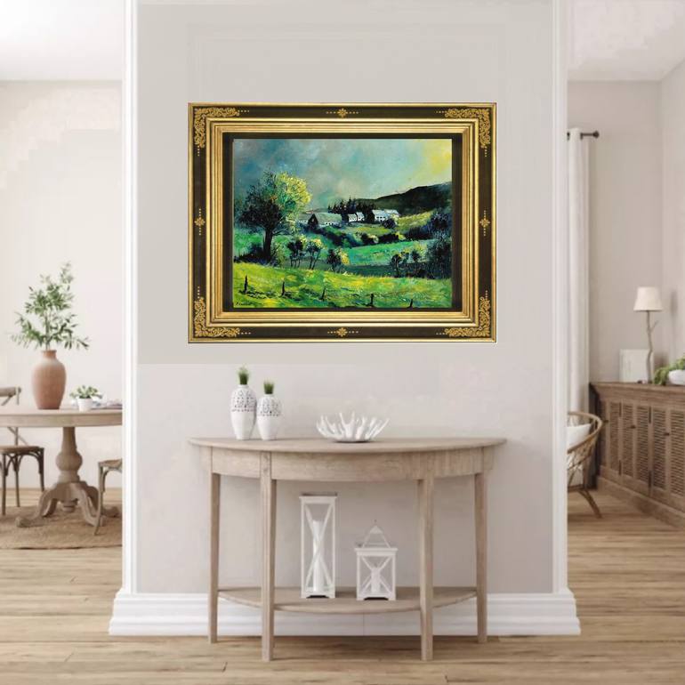 Original Impressionism Landscape Painting by Pol Ledent