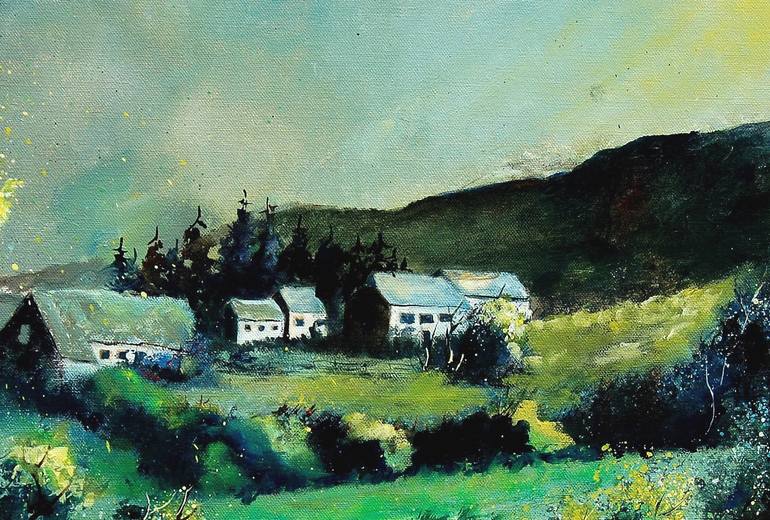 Original Impressionism Landscape Painting by Pol Ledent