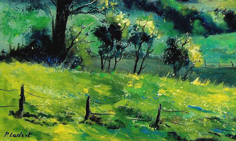 Original Impressionism Landscape Painting by Pol Ledent