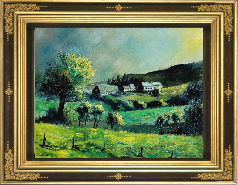 Original Impressionism Landscape Painting by Pol Ledent