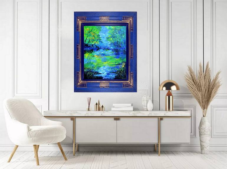 Original Impressionism Landscape Painting by Pol Ledent
