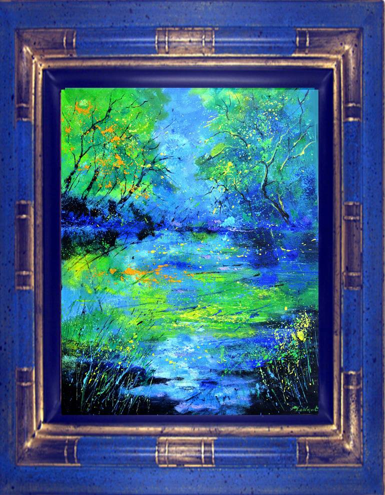 Original Impressionism Landscape Painting by Pol Ledent