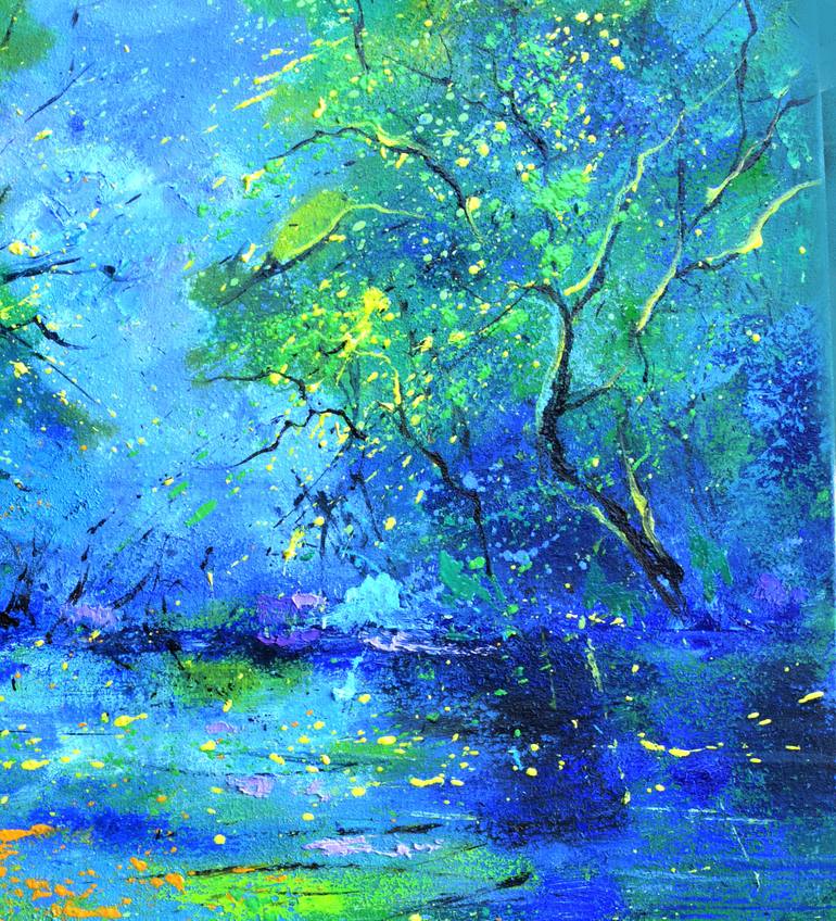 Original Impressionism Landscape Painting by Pol Ledent