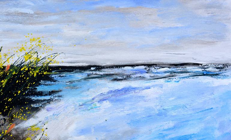 Original Impressionism Seascape Painting by Pol Ledent