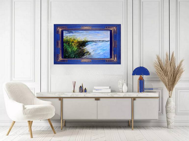 Original Impressionism Seascape Painting by Pol Ledent