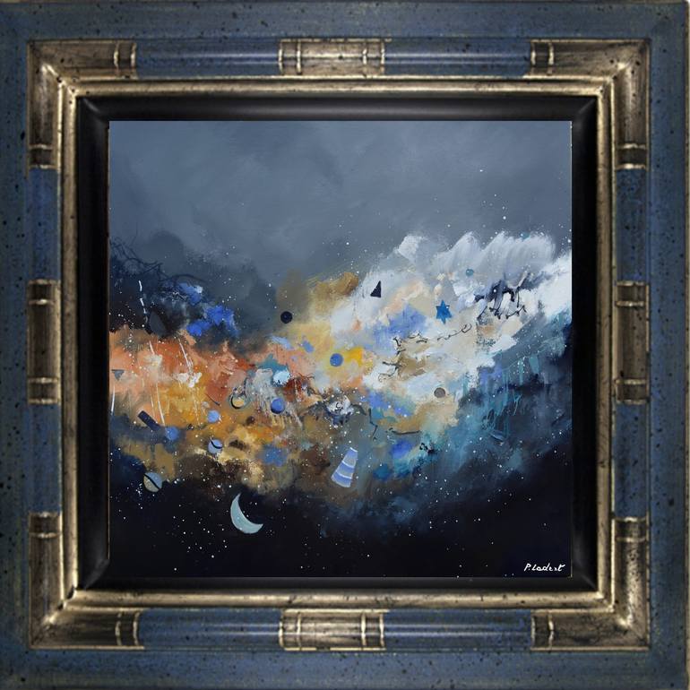 Original Abstract Painting by Pol Ledent