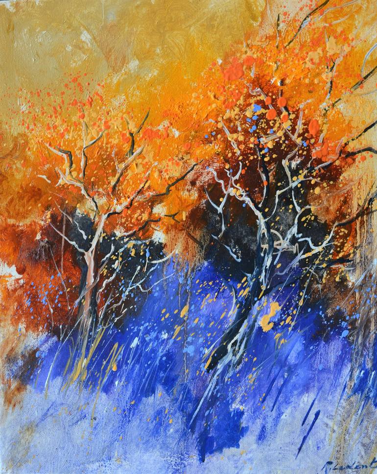 Print of Impressionism Botanic Paintings by Pol Ledent