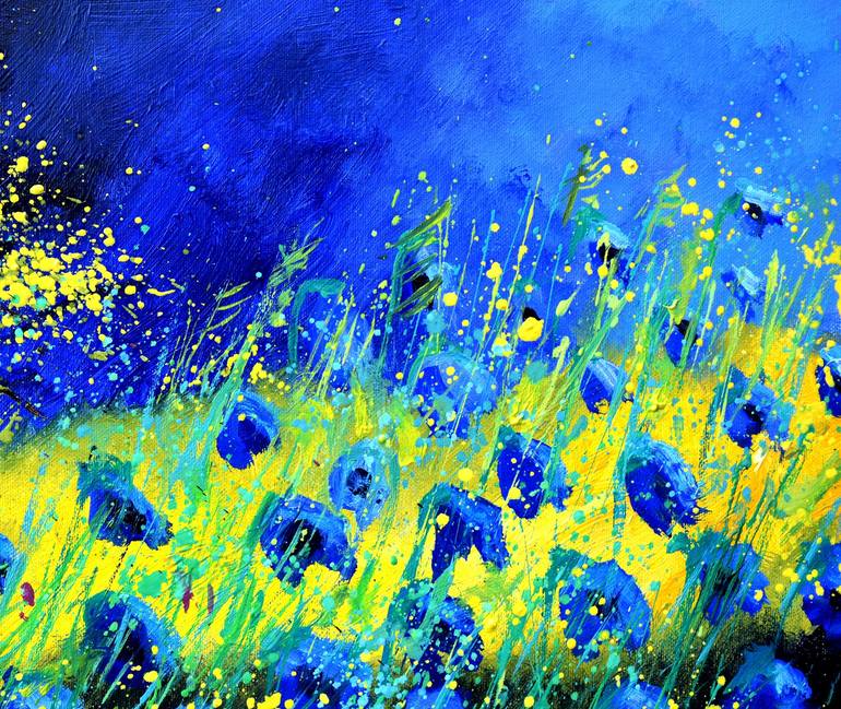 Original Impressionism Botanic Painting by Pol Ledent