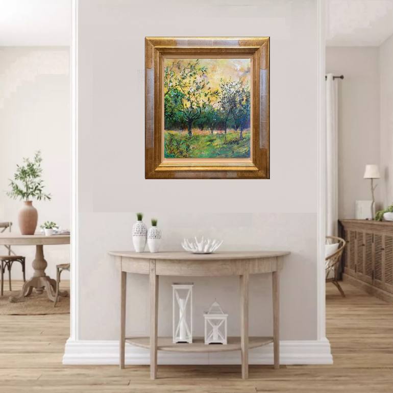 Original Impressionism Landscape Painting by Pol Ledent