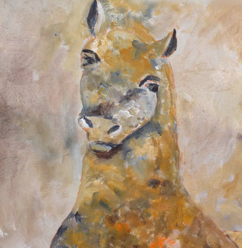 Original Impressionism Animal Painting by Pol Ledent