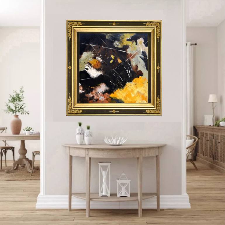 Original Abstract Painting by Pol Ledent