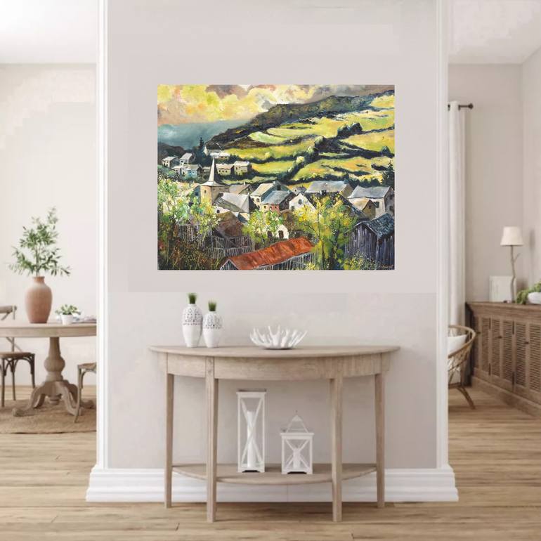 Original Expressionism Boat Painting by Pol Ledent