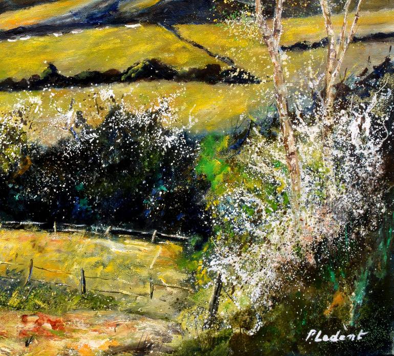 Original Expressionism Landscape Painting by Pol Ledent