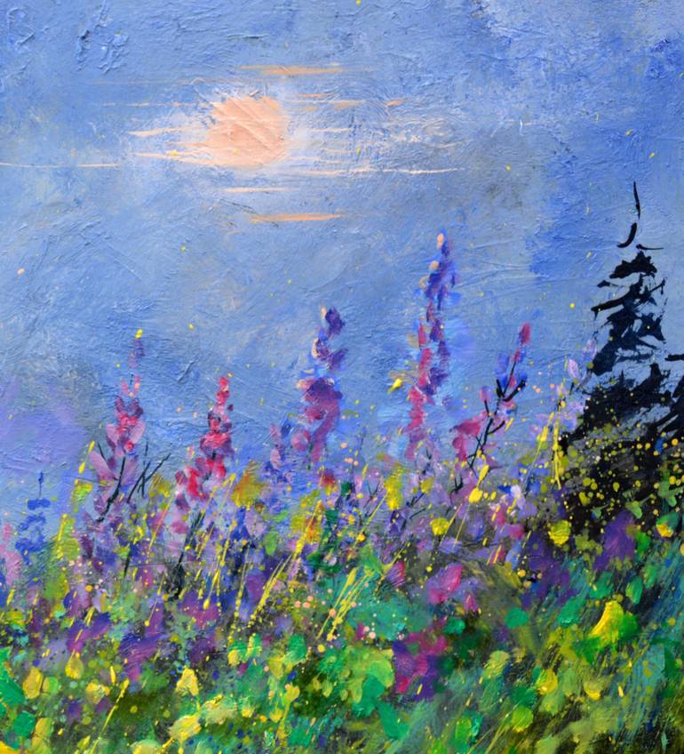 Original Impressionism Landscape Painting by Pol Ledent
