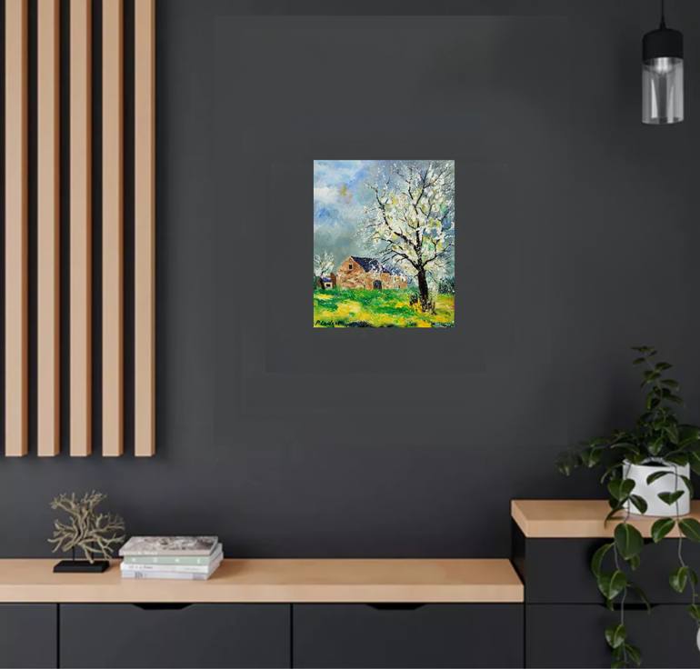 Original Impressionism Landscape Painting by Pol Ledent
