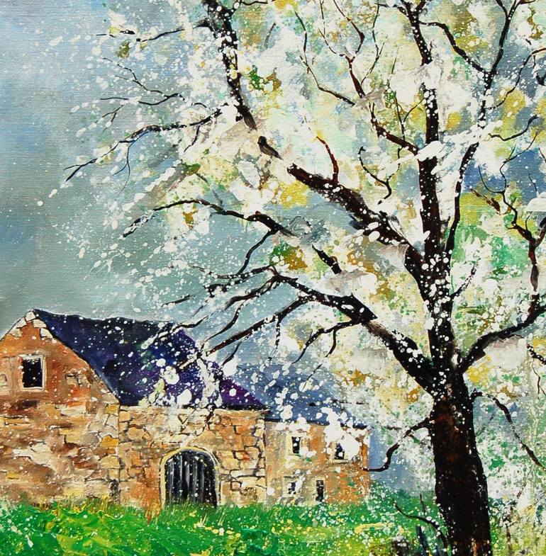 Original Impressionism Landscape Painting by Pol Ledent