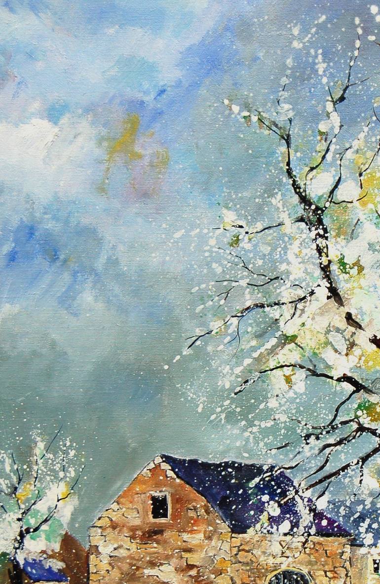 Original Impressionism Landscape Painting by Pol Ledent
