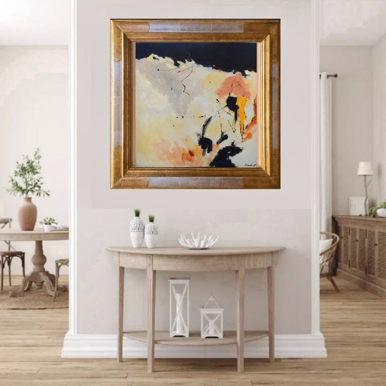 Original Abstract Painting by Pol Ledent