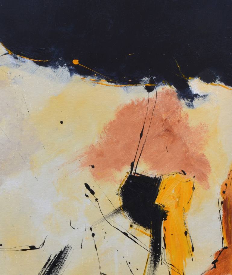 Original Abstract Painting by Pol Ledent