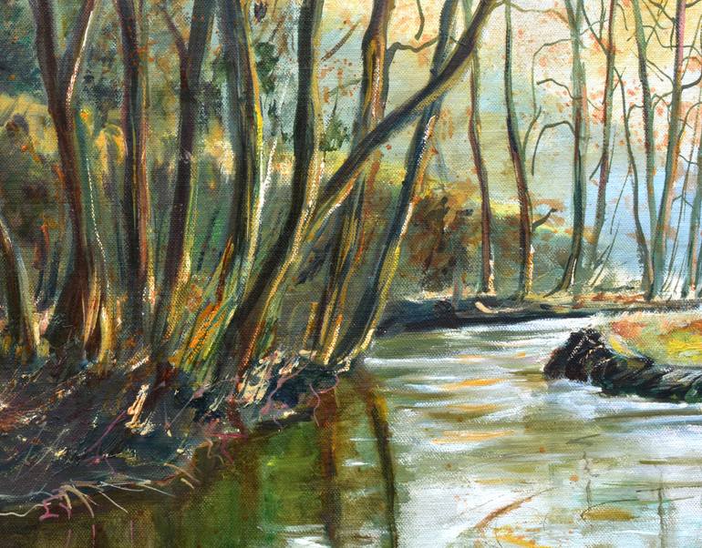 Original Impressionism Landscape Painting by Pol Ledent