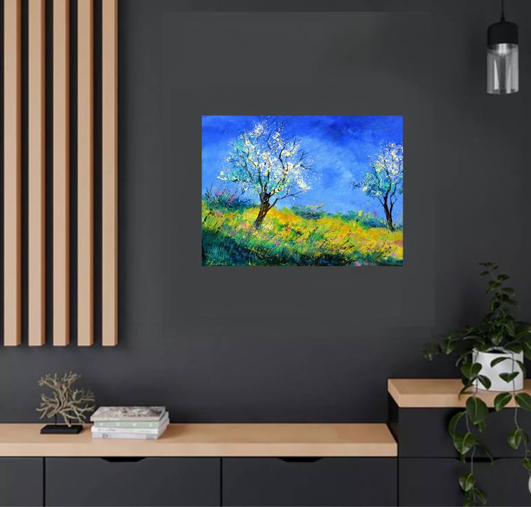 Original Impressionism Landscape Painting by Pol Ledent
