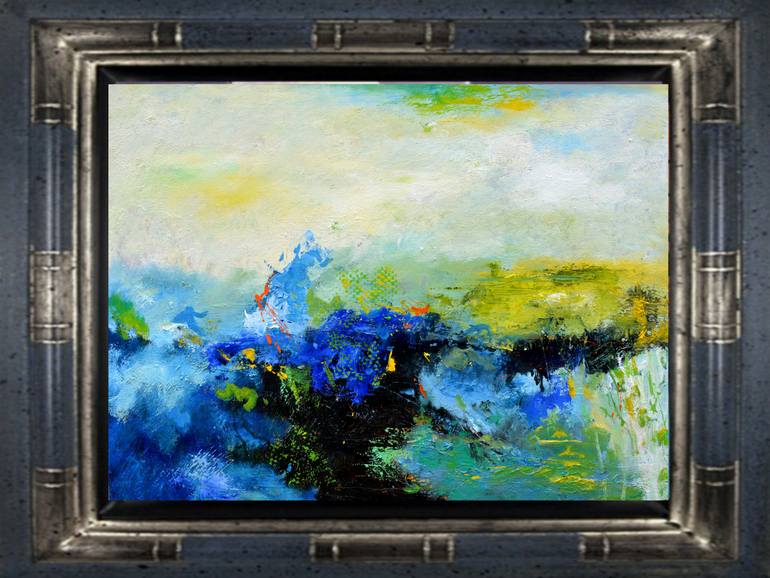 Original Abstract Painting by Pol Ledent