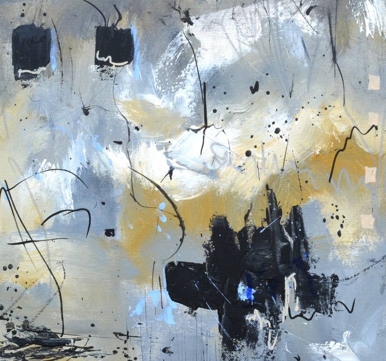 Original Abstract Painting by Pol Ledent