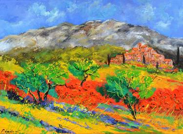 Original Expressionism Landscape Paintings by Pol Ledent