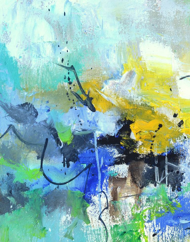 Original Expressionism Abstract Painting by Pol Ledent